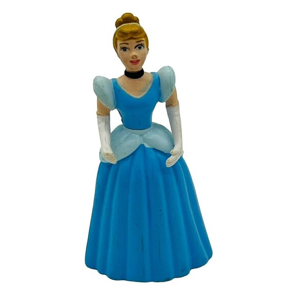 Disney Princess Figures Cinderella Snow White Belle Cake Topper 2 inch Lot of 4 - Picture 8 of 11